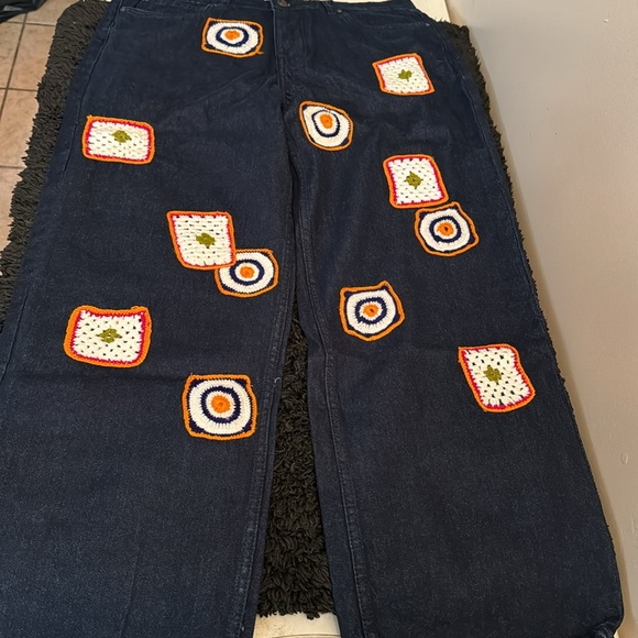 Men’s crochet denim jeans - Picture 4 of 6